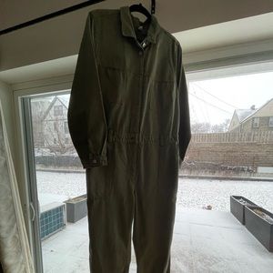 Brand new old navy jumpsuit in army green!